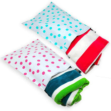 100 Pack 6x9, 10x13, 12x15 Polka Dot Fun Quality Poly Mailers, Self Sealing adhesive shipping Bags, Colorful Design Mail bags, Inner lining