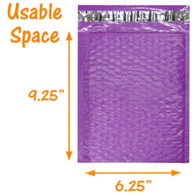 100 Pack 6&quot;x10&quot; Fun Padded Colored Envelopes, Poly Bubble Mailers, Pink, Purple, Teal Green, Protective Self Seal Mailing Shipping Bags #0