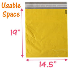 14.5x19 Poly Mailers, Hot Pink, Teal, Green, Blue, Yellow, Purple, Pastel Pink, Flat Poly Mailing Shipping Bags, Combo Colored Shipping Bags