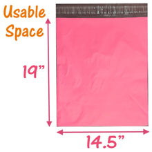 14.5x19 Poly Mailers, Hot Pink, Teal, Green, Blue, Yellow, Purple, Pastel Pink, Flat Poly Mailing Shipping Bags, Combo Colored Shipping Bags