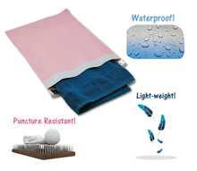 14.5x19 Poly Mailers, Hot Pink, Teal, Green, Blue, Yellow, Purple, Pastel Pink, Flat Poly Mailing Shipping Bags, Combo Colored Shipping Bags