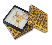 3.5x3.5x1" Cotton Filled Jewelry Gift Boxes, Kraft Paper Display Bracelet, Necklaces Retail Presentation Charm Storage Eco Freindly Package