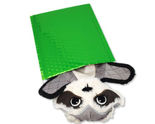 6x9 Inch Candy Apple Green Metallic Bubble Mailers, Top Quality Heavy Duty Shipping Padded Envelopes, Beautiful Cosmetic Mail Bags 6.25x9.25