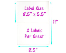 200 Pack, Your Choice 100- 10x13" Flat Poly Mailers & 100 8.5x11 Blank Shipping Labels, Easy Stick Shipping Envelopes and Labels Combo FUN