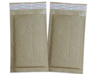 Brown Kraft 4x8" Bubble Mailers!  10, 25, 40 or 100 Pack Eco Freindly Padded Mailing Envelopes, Cushioned Shipping Recyclable Paper Mail Bag