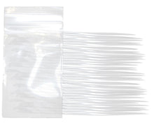 100 Pack 2 Mil, Clear Reclosable Zip Lock Bags, Resealable Jewelry Poly Zipper Plastic Storage Pouches, 2x3 Packaging Baggies, 3x4, 4x6, 6x9