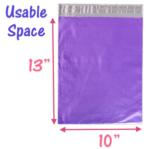 10, 20, 50 -100- 200 Pack 10x13" Colored Designer Quality Poly Mailers, Self Adhesive Shipping USPS Mail bags, Colored Flat Envelope Combo