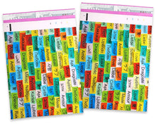 Love Around the World Poly Mailers 10x13" Combo, Self Seal Shipping Mailing Business Thank you International Nations Flexible Postal bags