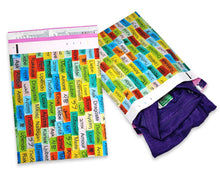 Love Around the World Poly Mailers 10x13" Combo, Self Seal Shipping Mailing Business Thank you International Nations Flexible Postal bags
