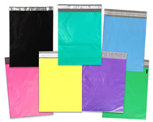 10, 20, 50 -100- 200 Pack 10x13" Colored Designer Quality Poly Mailers, Self Adhesive Shipping USPS Mail bags, Colored Flat Envelope Combo