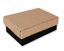 Rose Gold 3x2x1 Inch Cotton Filled Presentation Jewelry Boxes