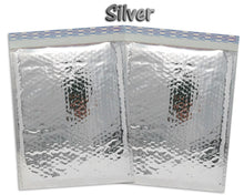 All 3 Combo Pack, Metallic Bubble Mailers 8x12, 6x10, 4x8 3 Sizes Assorted Lot, Strong Seal Designer Colored Mailing FUN Shipping Envelopes