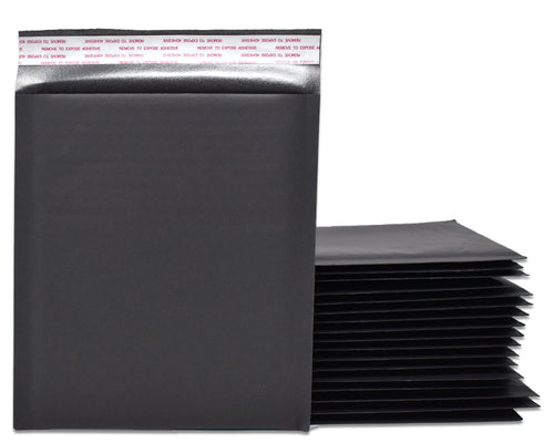 6x10 Black Matte Kraft Bubble Mailers,  Padded Quality Envelope Mailers,Self Sealing Business Envelope Bags, USPS, FedEx, 6 x 9.5 usable USA