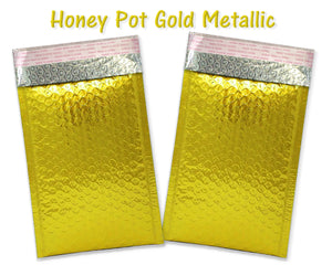 6&quot;x10&quot; Metallic Bubble Envelopes, Quality Packaging Protective Air Padded Colored Self Seal Mailing Shipping Bags #0 6x9, USPS, UPS FEDEX