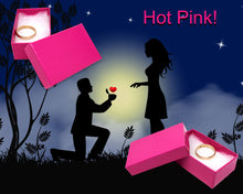 10, 30, 50, 100 Pack 2.5&quot;x 1.5 &quot;x1&quot; Hot Pink Cotton Filled Kraft Presentation Jewelry Boxes, Paper Gift Display, Retail Craft Ring Earring