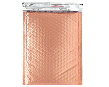 8x12, 6x10, 4x8&quot; Assorted Sunset Peach Metallic Bubble Mailers,  Lightweight Self-Seal Padded Shipping Envelopes, Air Protective Shipping