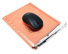 6x10 Sunset Peach Metallic Bubble Mailers,  Lightweight Self-Seal Padded Shipping Envelopes,  Size #0 6x9 Air Protective Shipping Bags