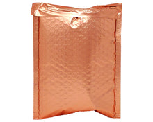 6x10 Sunset Peach Metallic Bubble Mailers,  Lightweight Self-Seal Padded Shipping Envelopes,  Size #0 6x9 Air Protective Shipping Bags