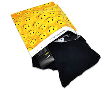 10x13 & 6x9 Inch Smiley Face Combo, Happy Print Design Self Sealing Mailing Shipping Bags, Flat Self Sealing Resistant Flat Envelope Mailers
