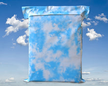 10x13 Inch Sky is the Limit&quot; Cloud Print Design Self Sealing Mailing Shipping Bags, Beautiful Blue, White Flat Self Sealing Envelopes, USPS