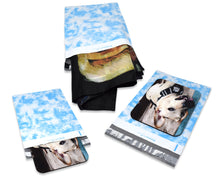 10x13 Inch Sky is the Limit&quot; Cloud Print Design Self Sealing Mailing Shipping Bags, Beautiful Blue, White Flat Self Sealing Envelopes, USPS