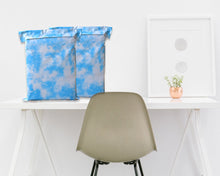 10x13 Inch Sky is the Limit&quot; Cloud Print Design Self Sealing Mailing Shipping Bags, Beautiful Blue, White Flat Self Sealing Envelopes, USPS