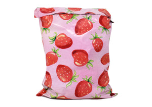10x13 Red Ripe Strawberries Poly Mailers, Cute and Fun Flat Self Seal Shipping Mailing Business USPS, UPS, FEDEX Approved Mail Postal bags