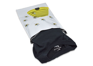10x13 Inch Purple Butterfly and Honey Bees Print Design Self Sealing Mailing Shipping Bags Combo, Flat Self Sealing Envelopes, USPS, UPS
