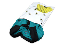 10x13 Inch Purple Butterfly and Honey Bees Print Design Self Sealing Mailing Shipping Bags Combo, Flat Self Sealing Envelopes, USPS, UPS
