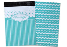 Pink, Purple Lilac, Teal Thank you Collection Poly Mailers 10x13" Combo, Colorul Designer Self Seal Shipping Mailing Business Postal bags