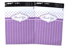 Pink, Purple Lilac, Teal Thank you Collection Poly Mailers 10x13" Combo, Colorul Designer Self Seal Shipping Mailing Business Postal bags