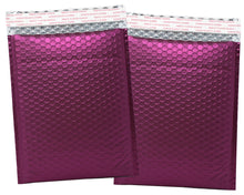 Large 10x15&quot; Purple Lilac, Burgundy Wine Metallic Bubble Mailers, Padded Weather Resistant Self Seal Shipping Envelopes 10, 20, 40, 100 Pack