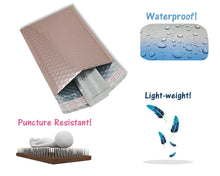 Nude Pink Metallic Bubble Mailers 4x8, 5x9, 6x10, 8.5x12, 9x13 Padded Shipping Quality Sturdy Strong Mailing Envelopes, Weather Resistant