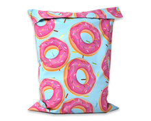 10x13 Delicious Dancing Donuts Poly Mailers, Flat Designer Self Seal Shipping Mailing Business USPS, UPS, FEDEX Approved Mail Postal bags