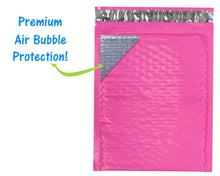 8x12 Colored Poly Bubble Mailers, Pink, Purple Teal Green, Blue,  Padded envelopes, Self Seal Adhesive Shipping Bags (8.5x11 Usable Space)