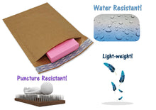 Brown Kraft 5x9" Bubble Mailers!  10, 20, 35 or 100 Pack Eco Freindly Padded Mailing Envelopes, Cushioned Shipping Recyclable Paper Mail Bag