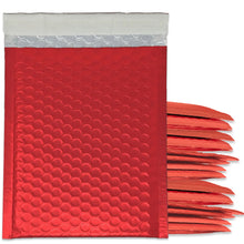 Large 10x15&quot; Purple Lilac, Heart Red, Nude Pink,  Burgundy Wine Metallic Bubble Mailers, Padded Weather Resistant Quality Shipping Envelopes