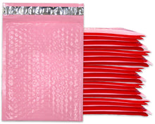 8x12 Colored Poly Bubble Mailers, Pink, Purple Teal Green, Blue,  Padded envelopes, Self Seal Adhesive Shipping Bags (8.5x11 Usable Space)