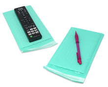 4x8, 6x10, 8x12, 14x20 Cyan Aqua Mint Colored Poly Bubble Mailers! 4 Sizes Padded Envelope Mailers, Air Cushioned Peel Seal Mail Bags!