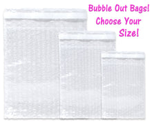 Bubble Out Bags, Protective Pouch Wrap, Lightweight Transparent Air Cushion Padded Self Seal Clear Shipping Bags, Mailing Envelope Mailers