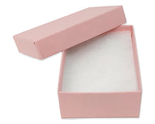 U.S.A- Pastel Pink 3x2x1 Inch Cotton Filled Presentation Jewelry Boxes Paper Gift Display Retail Craft  Ring, Bracelets, Storage Pink Design