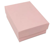 U.S.A- Pastel Pink 3x2x1 Inch Cotton Filled Presentation Jewelry Boxes Paper Gift Display Retail Craft  Ring, Bracelets, Storage Pink Design