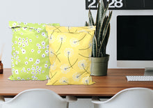 10x13 Dancing Yellow Dandelions and Green WildFlowers Print Design Self Sealing Mailing Shipping Bags Combo, Flat Self Sealing FUN Envelopes