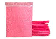 8x12 Bubble Gum Pink Colored Poly Bubble Mailers,  Protective Fun Padded Mailing envelopes, Self Seal Adhesive Shipping Bags 8.5x11 Usable
