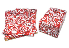 10x6x4" Candy Cane Christmas Designer Boxes, Recyclable, Reusable Shipping Favor Boxes for Gifts, Cute Party Cardboard 32 lb Test Boxes