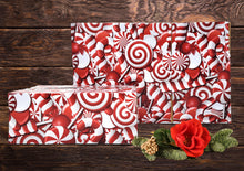 10x6x4" Candy Cane Christmas Designer Boxes, Recyclable, Reusable Shipping Favor Boxes for Gifts, Cute Party Cardboard 32 lb Test Boxes