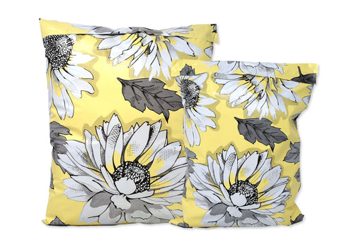6x9, 10x13, 14x17 Inch Sunflower Harvest Design Poly Mailers, Summer, Fall, Spring Pattern, Self Sealing Clothing  Packaging Shipping Bags