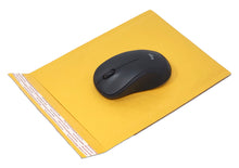 Amber Kraft 6x10" Bubble Mailers!  Eco Freindly Recyclable Mailing Envelopes, Cushioned Peel n Seal Orange-Yellow Recyclable Paper Shipping