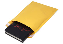 Amber Kraft 6x10" Bubble Mailers!  Eco Freindly Recyclable Mailing Envelopes, Cushioned Peel n Seal Orange-Yellow Recyclable Paper Shipping