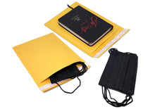 Amber Kraft 6x10" Bubble Mailers!  Eco Freindly Recyclable Mailing Envelopes, Cushioned Peel n Seal Orange-Yellow Recyclable Paper Shipping